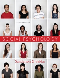Social Psychology, Canadian Edition BY Sanderson - Image pdf with ocr